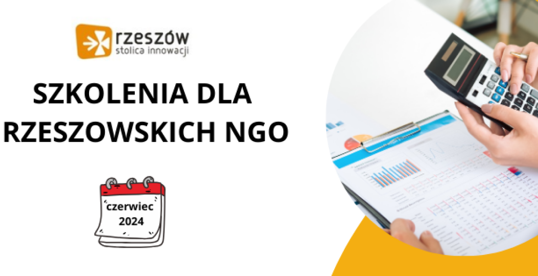 Szkolenia dla rzeszowskich organizacji - czerwiec 2024 