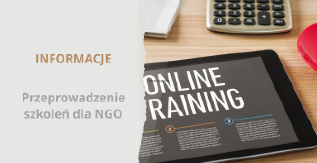 Przeprowadzenie szkoleń - informacje 