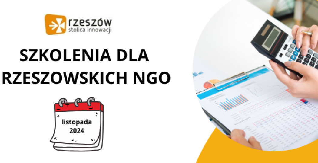 Szkolenia dla rzeszowskich organizacji - listopad 2024