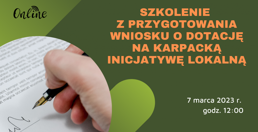 Szkolenie z przygotowania wniosków